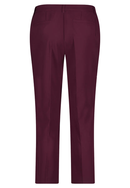 Hose Klassisch 3/4 LAEnge Dark Aubergine Bild 2
