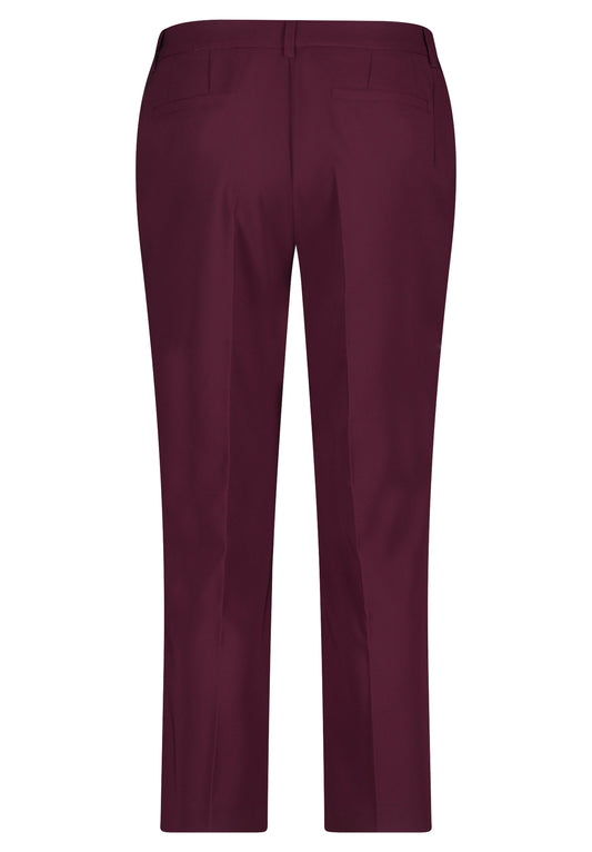 Hose Klassisch 3/4 LAEnge Dark Aubergine Bild 2