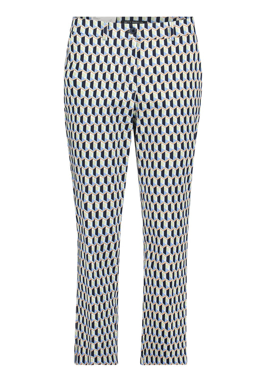 Hose Klassisch 3/4 LAEnge Blue/Green Bild 1