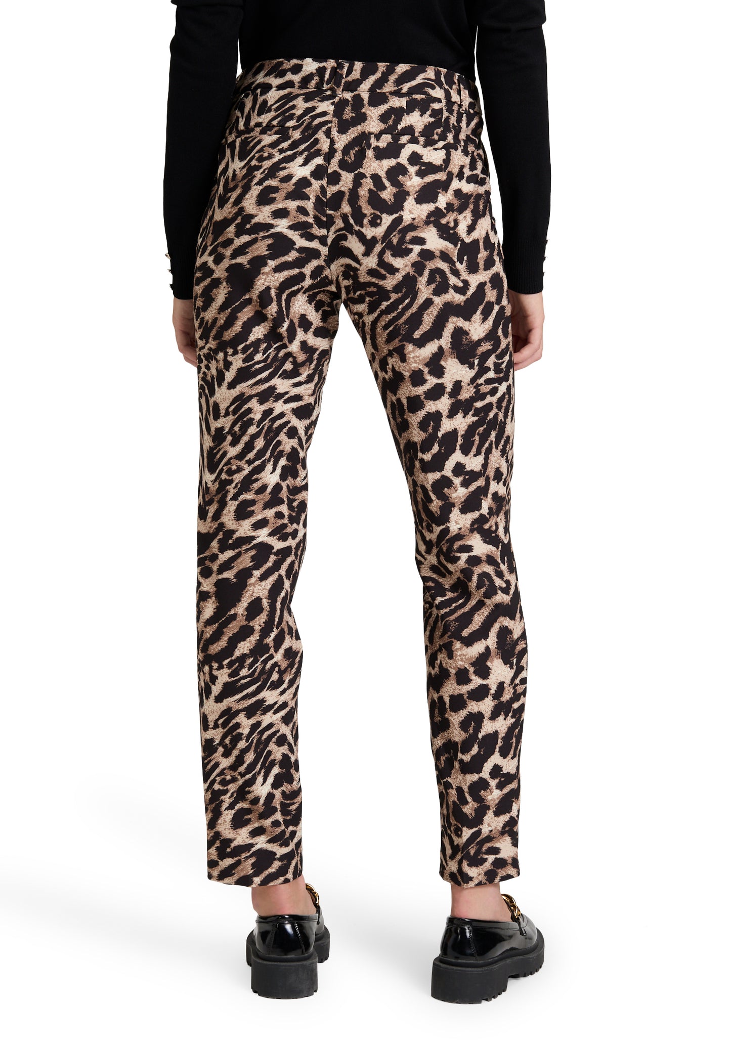 Hose Klassisch 7/8 LAEnge Black/Beige Bild 4