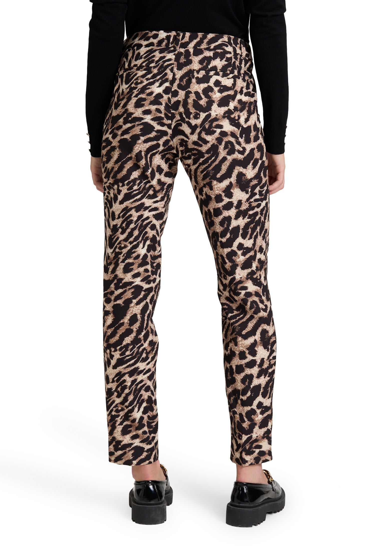 Hose Klassisch 7/8 LAEnge Black/Beige Bild 4