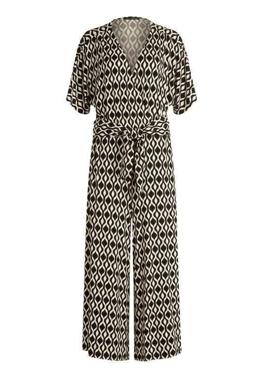 Jumpsuit Black/Beige Bild 1