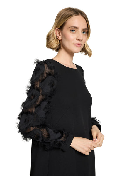 Kleid Kurz 1/1 Arm Black Bild 6