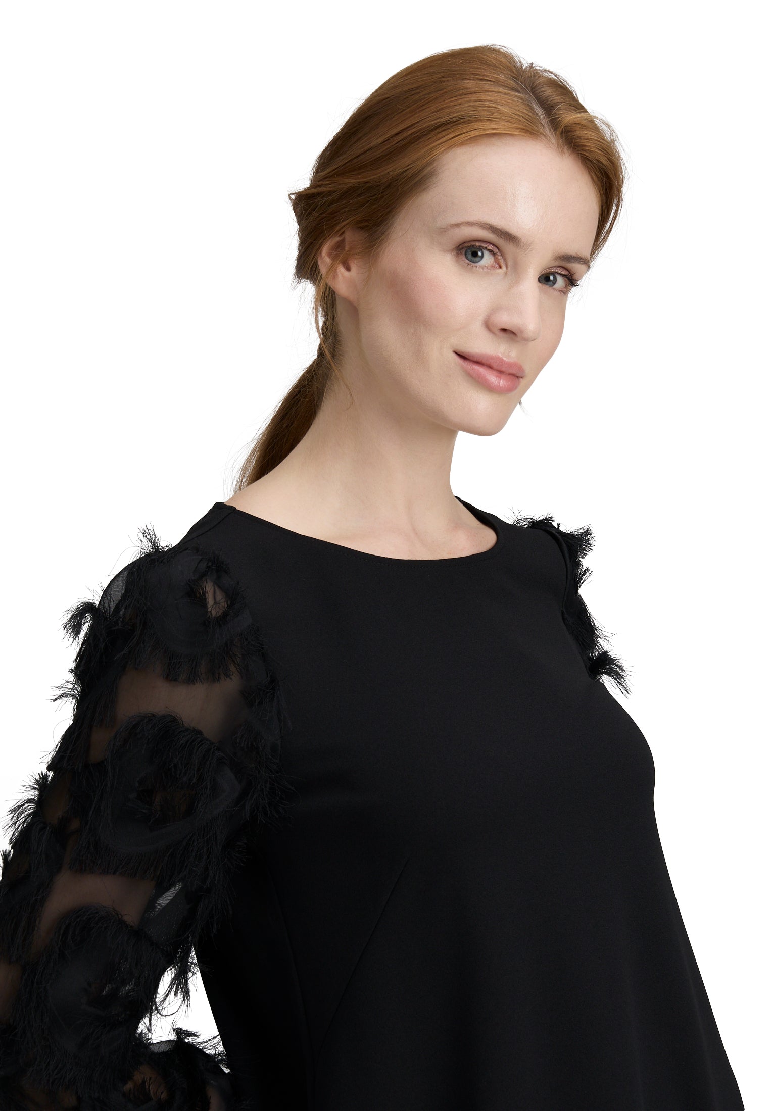 Kleid Kurz 1/1 Arm Black Bild 6