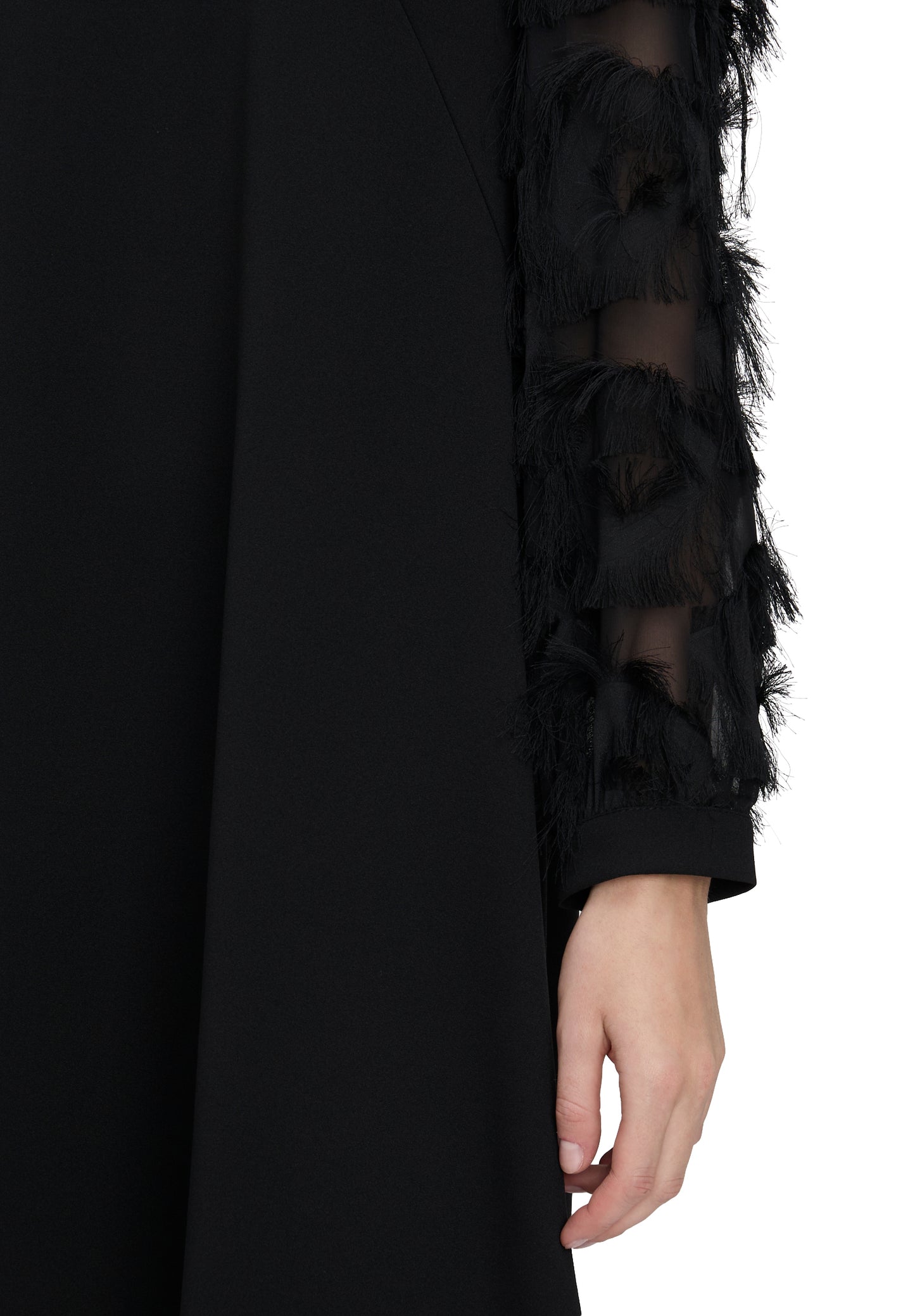 Kleid Kurz 1/1 Arm Black Bild 7