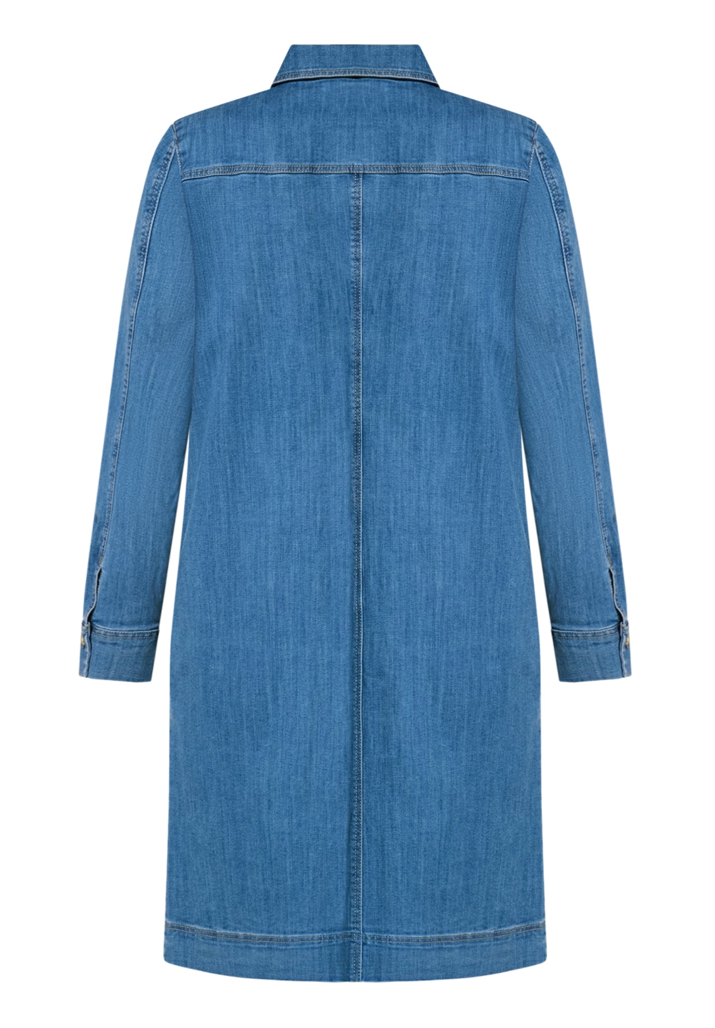 Kleid Kurz 1/1 Arm Middle Blue Denim Bild 2