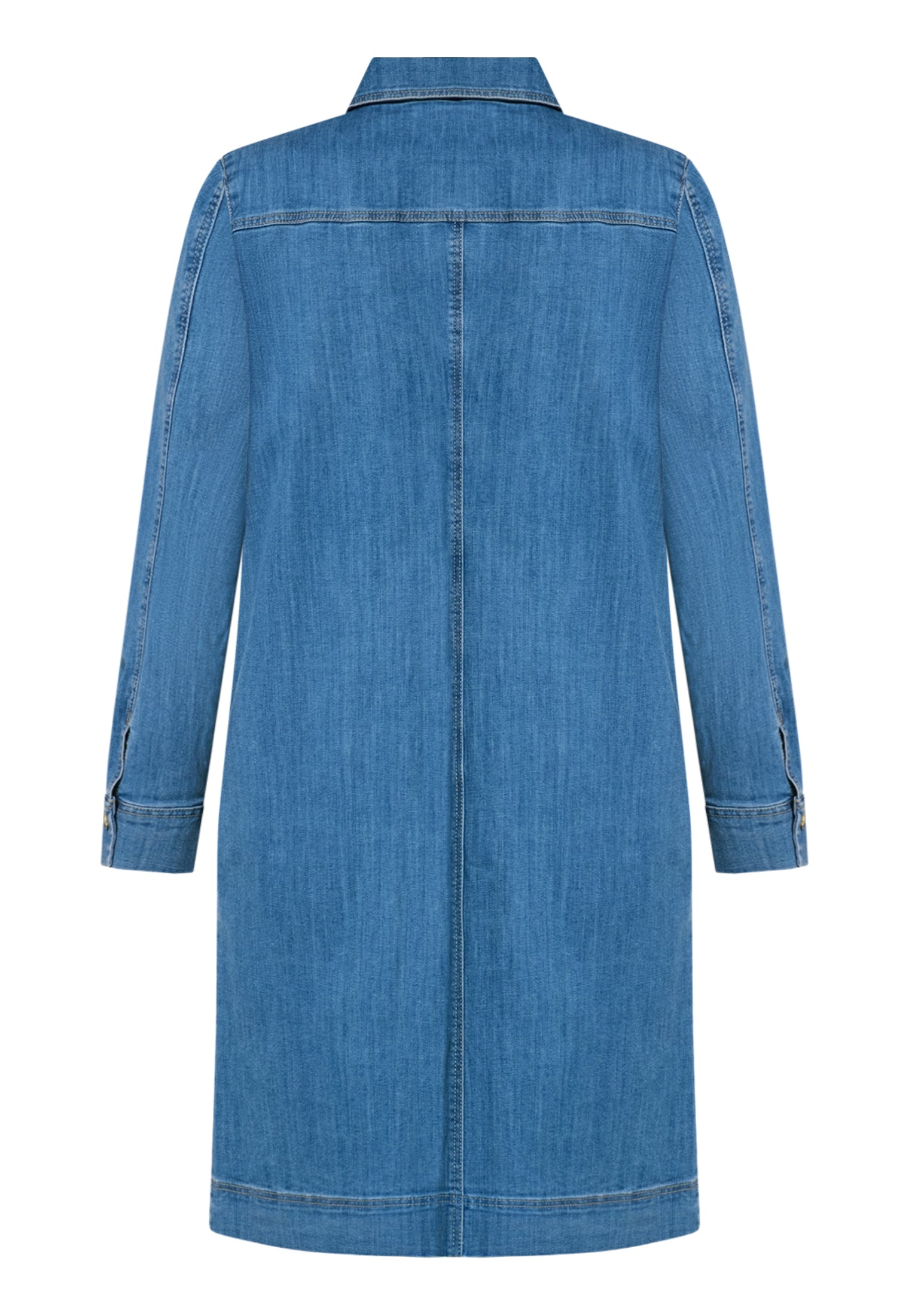 Kleid Kurz 1/1 Arm Middle Blue Denim Bild 2