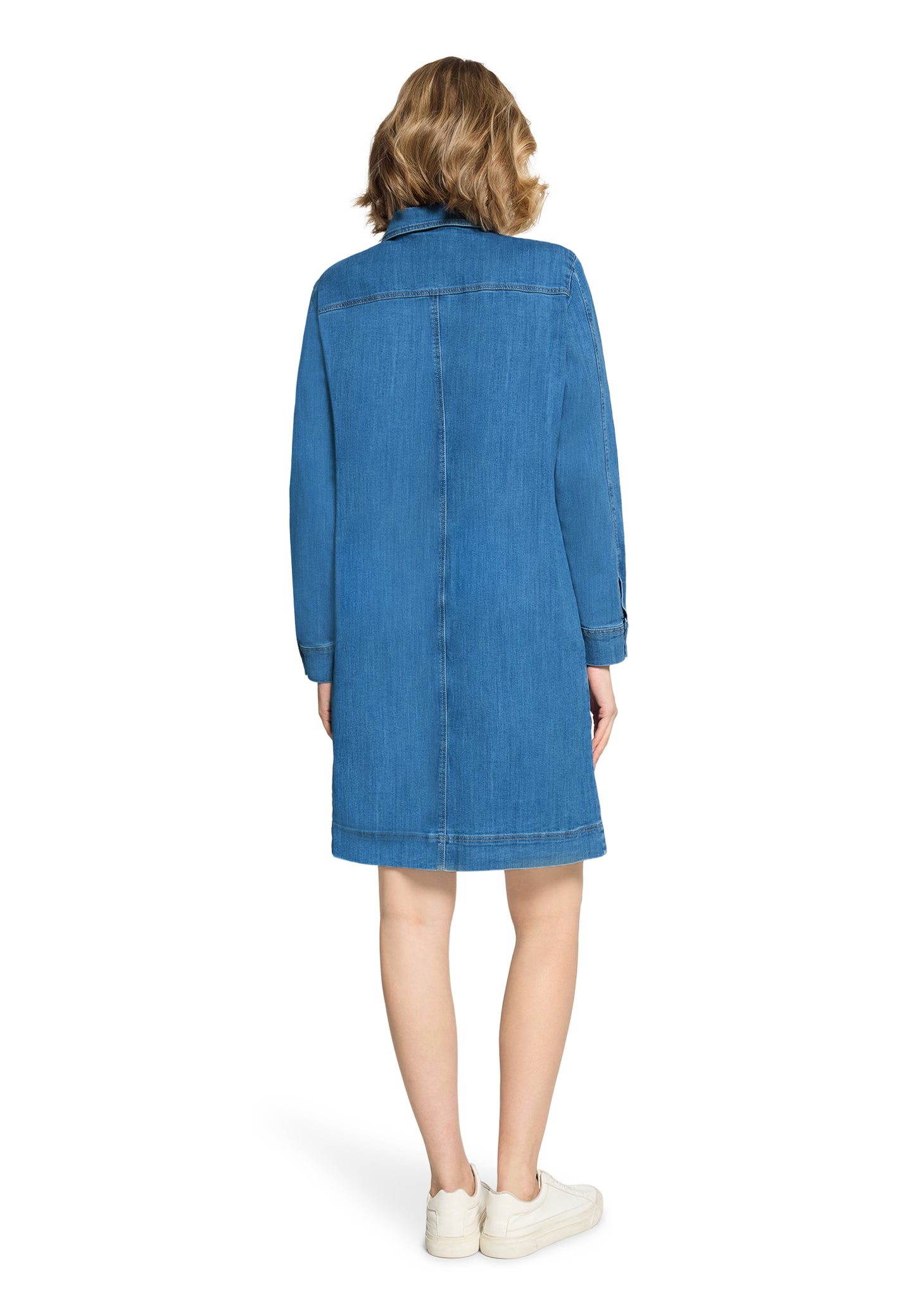Kleid Kurz 1/1 Arm Middle Blue Denim Bild 4