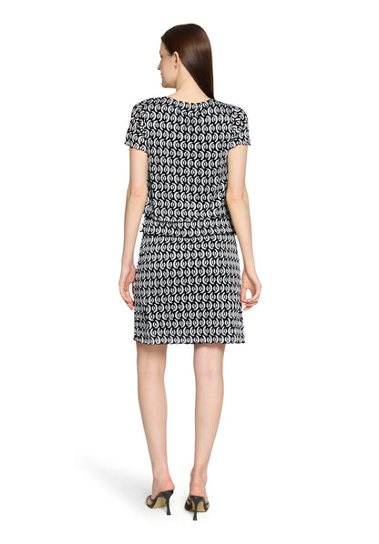 Kleid Kurz 1/2 Arm Dark Blue/Cream Bild 4