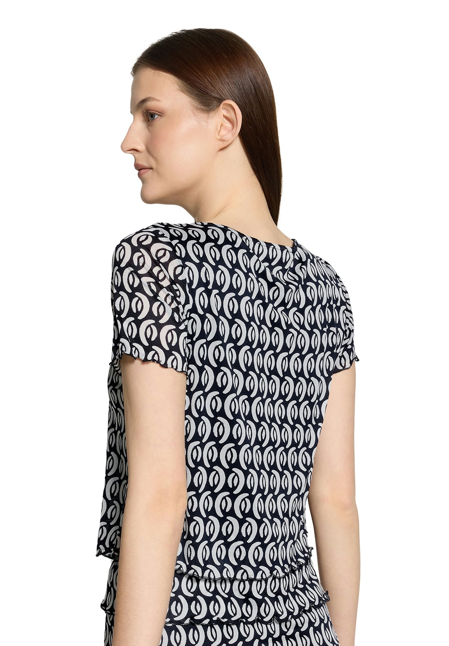 Kleid Kurz 1/2 Arm Dark Blue/Cream Bild 7