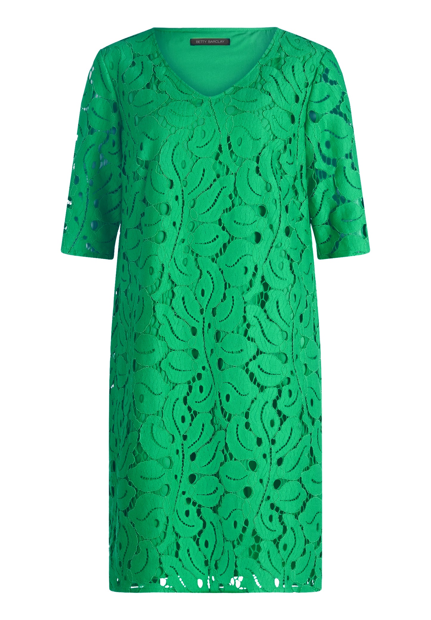 Kleid Kurz 3/4 Arm Kelly Green Bild 1