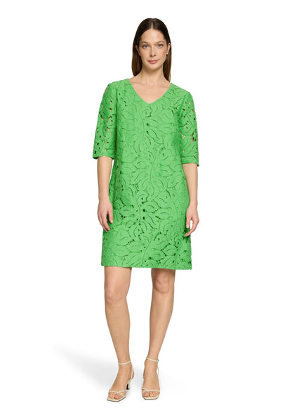 Kleid Kurz 3/4 Arm Kelly Green Bild 1