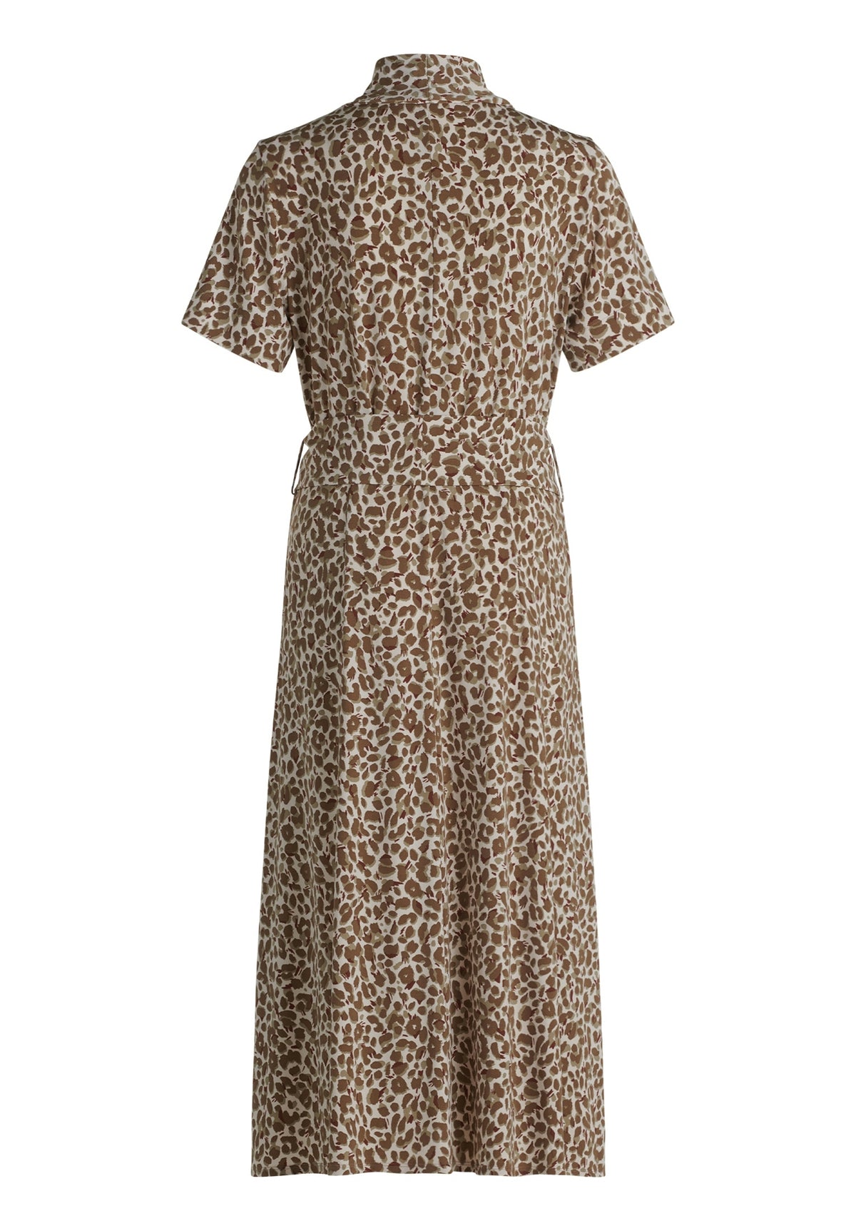 Kleid Lang 1/2 Arm Beige/Khaki Bild 2