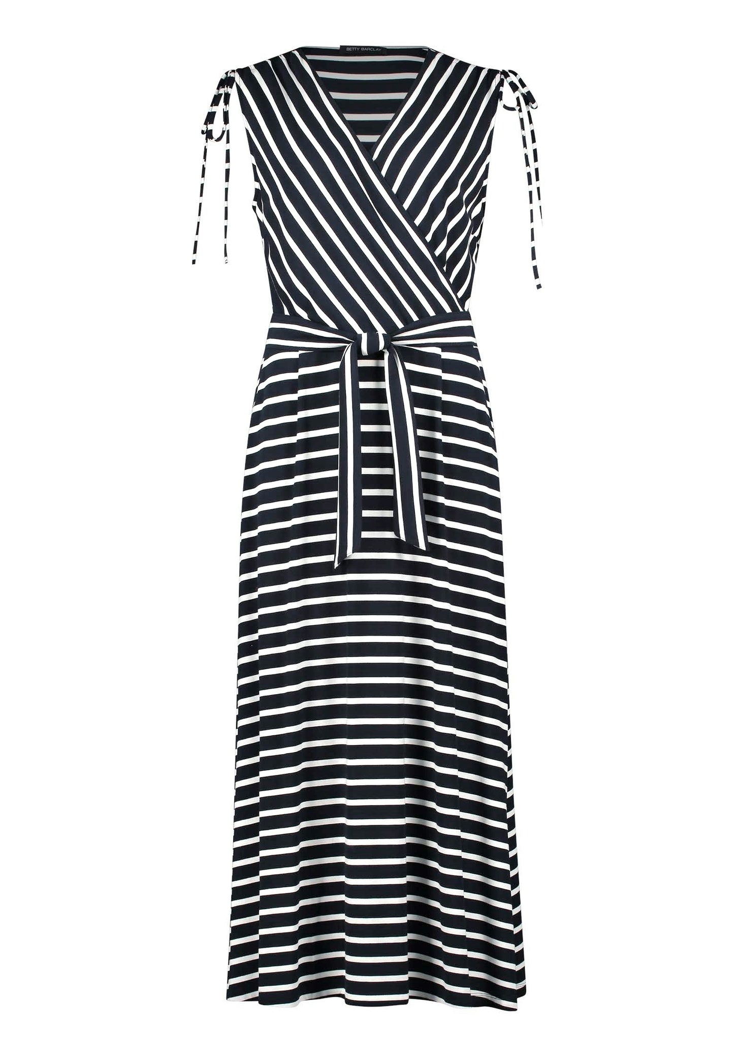 Kleid Lang ohne Arm Dark Blue/Cream Bild 1