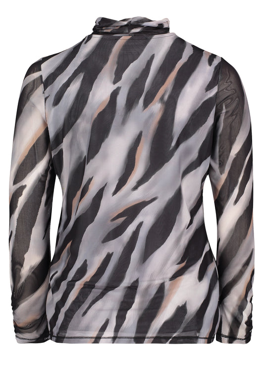 Leicht transparentes Shirt Black/Grey Bild 2