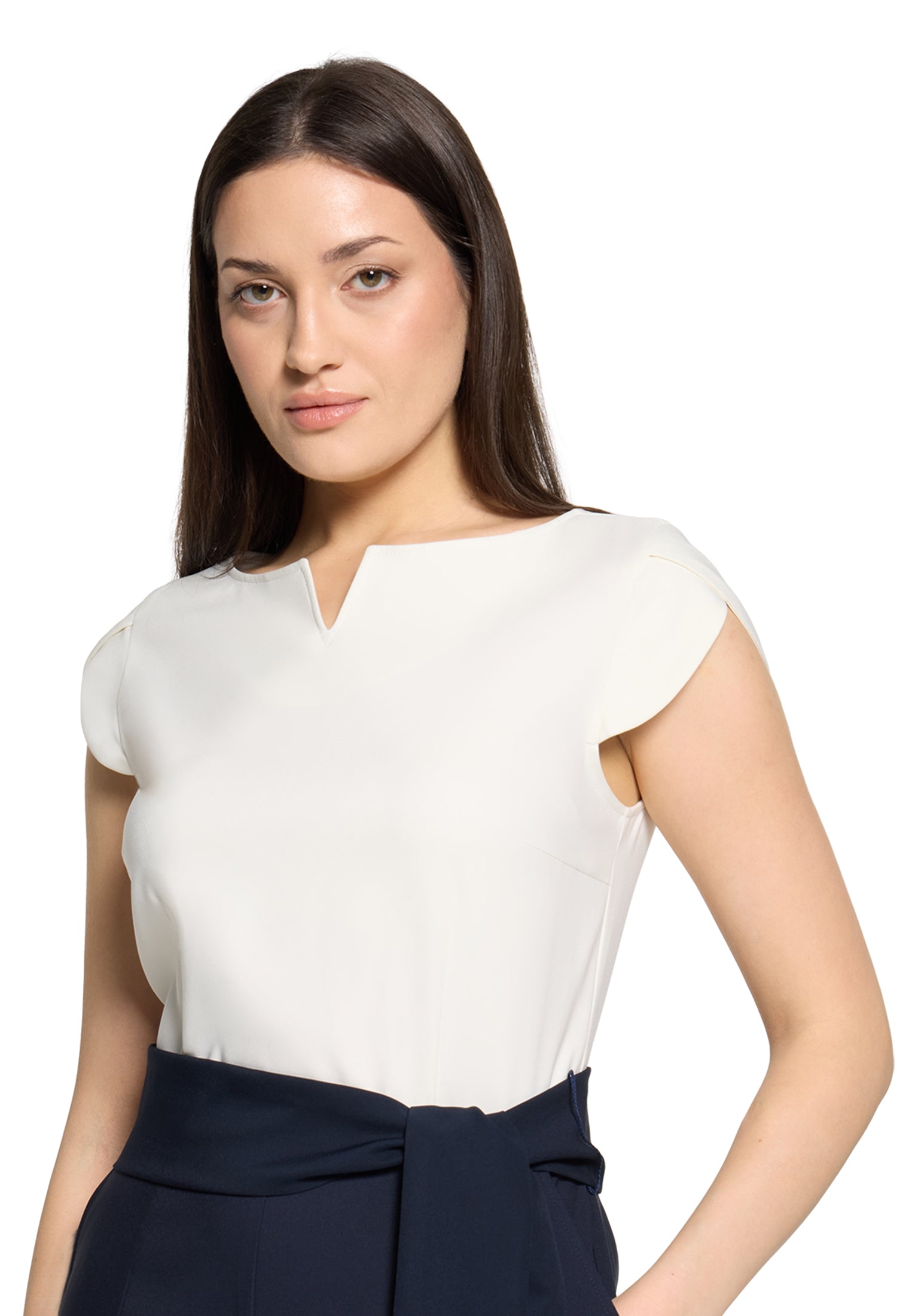 Overall Lang 1/2 Arm Patch Dark Blue/Cream Bild 6