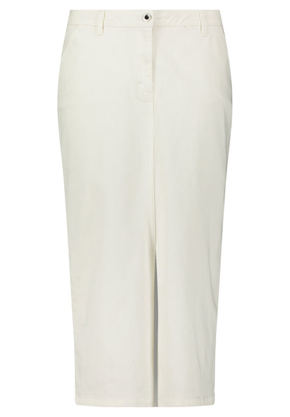 Rock Mittellang Casual Offwhite Bild 1