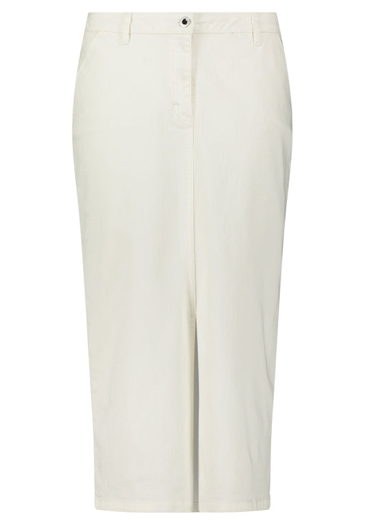 Rock Mittellang Casual Offwhite Bild 1