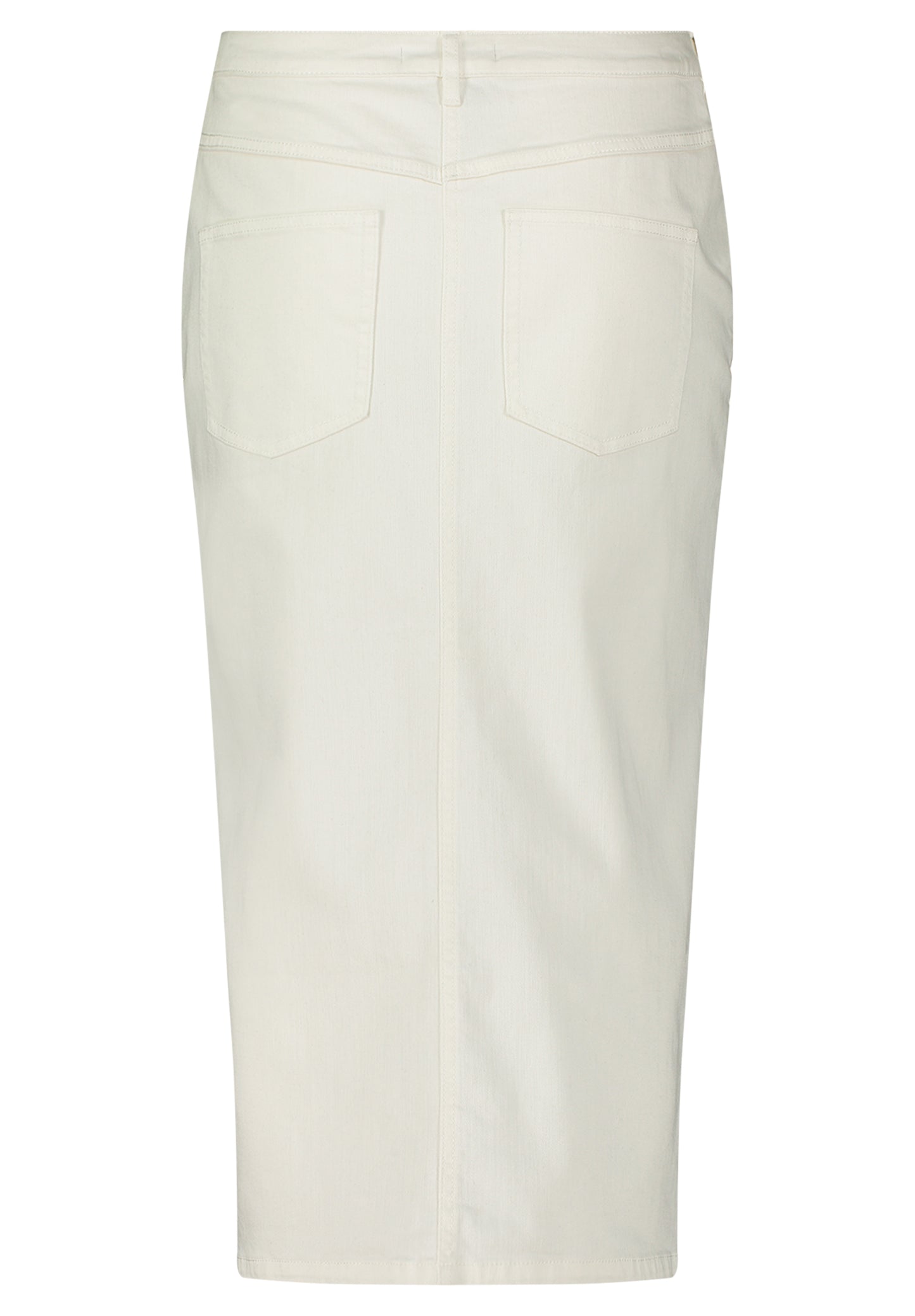 Rock Mittellang Casual Offwhite Bild 2