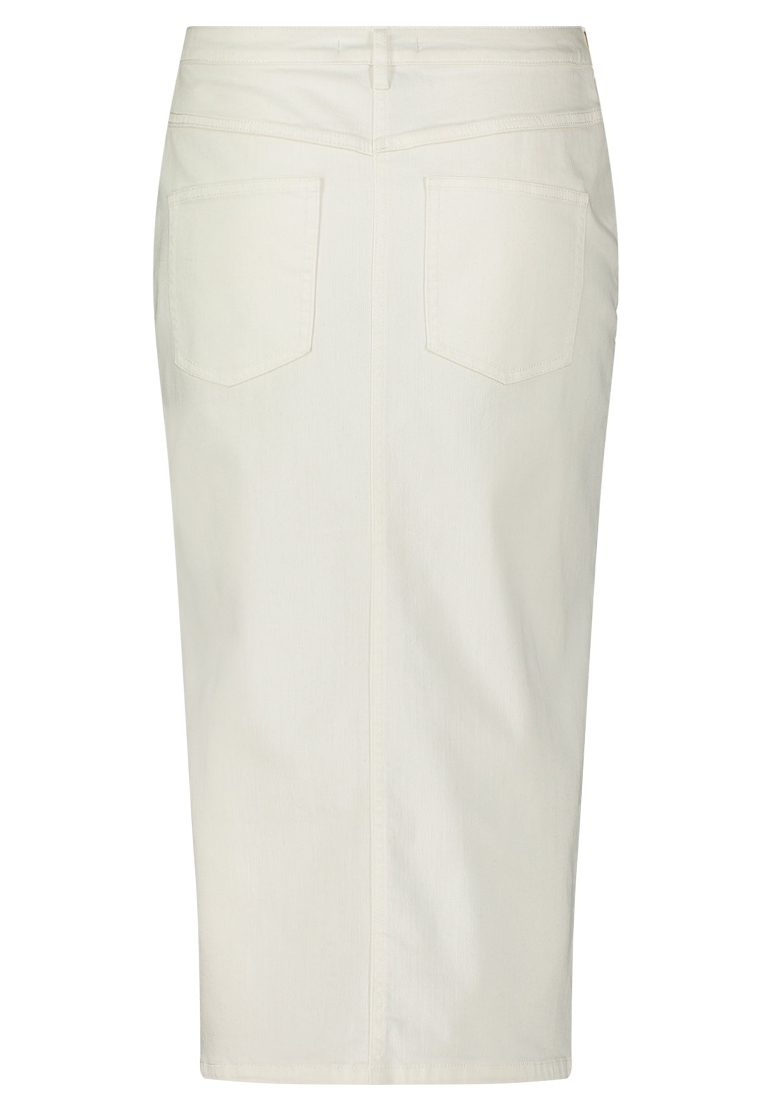 Rock Mittellang Casual Offwhite Bild 2