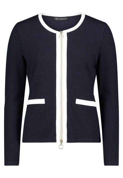 Shirt Jacke Kurz 1/1 Arm Patch Dark Blue/Cream Bild 1