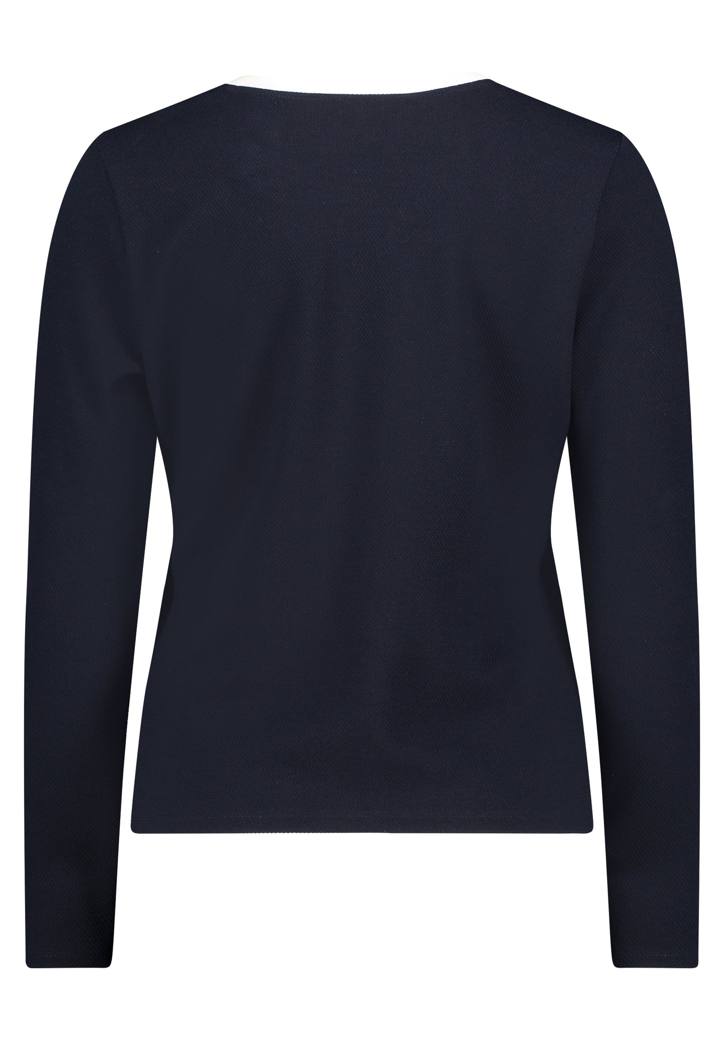 Shirt Jacke Kurz 1/1 Arm Patch Dark Blue/Cream Bild 2