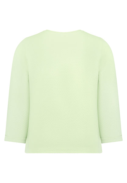 Shirt Jacke Kurz 3/4 Arm Foam Green Bild 2