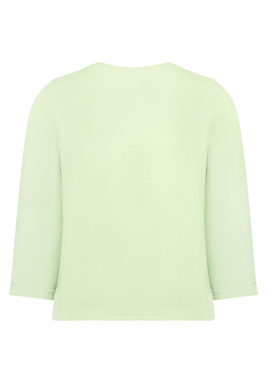 Shirt Jacke Kurz 3/4 Arm Foam Green Bild 2