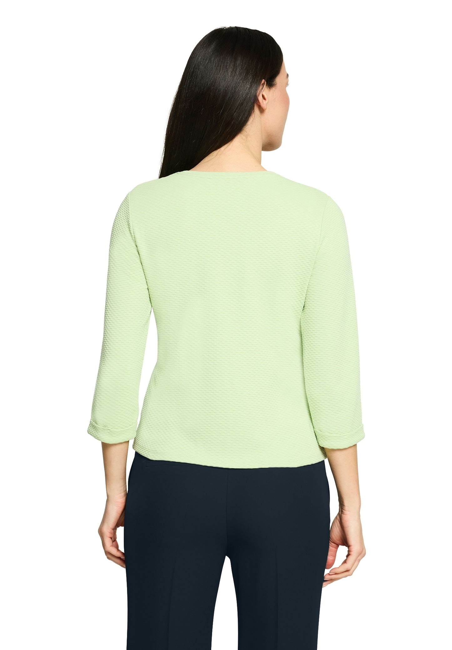 Shirt Jacke Kurz 3/4 Arm Foam Green Bild 4