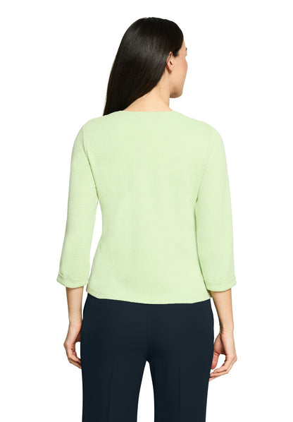 Shirt Jacke Kurz 3/4 Arm Foam Green Bild 4