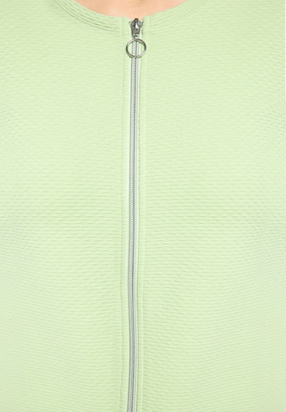 Shirt Jacke Kurz 3/4 Arm Foam Green Bild 7