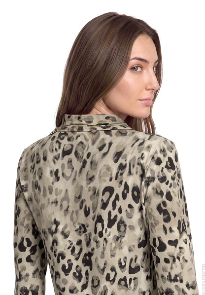 Shirt Kurz 1/1 Arm Grey/Beige Bild 7