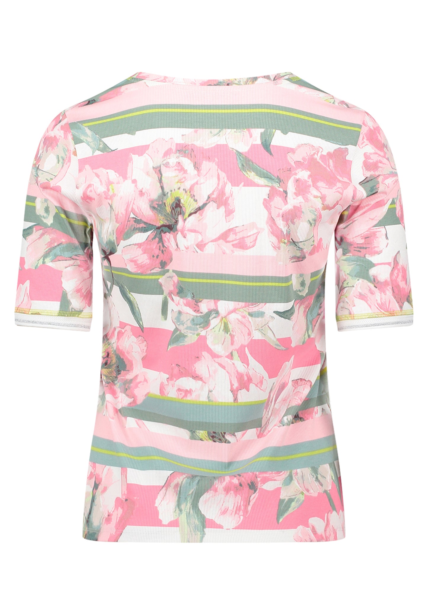 Shirt Kurz 1/2 Arm Rosé/Cream Bild 7