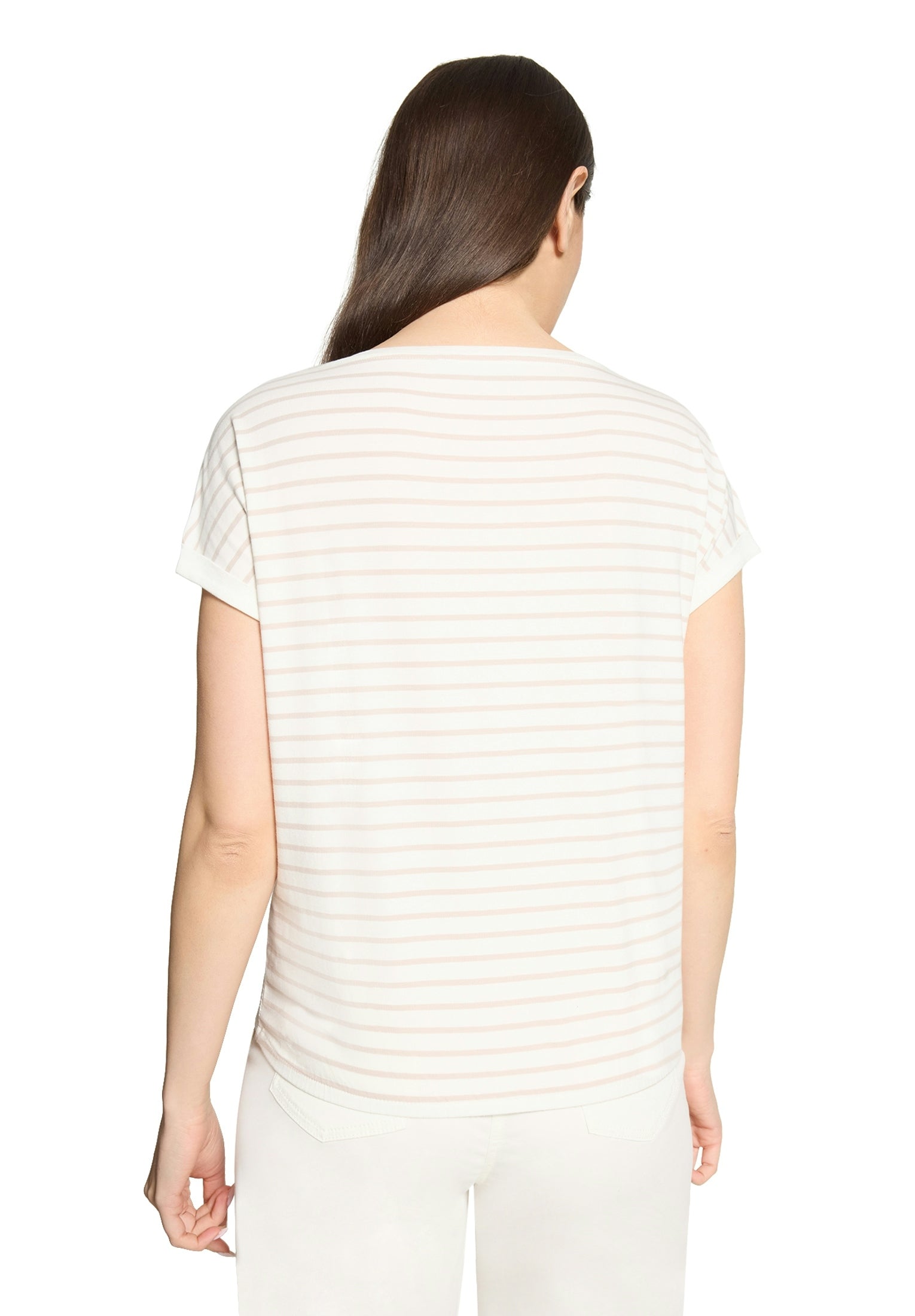 Shirt Kurz 1/2 Arm Patch Cream/Rosé Bild 2