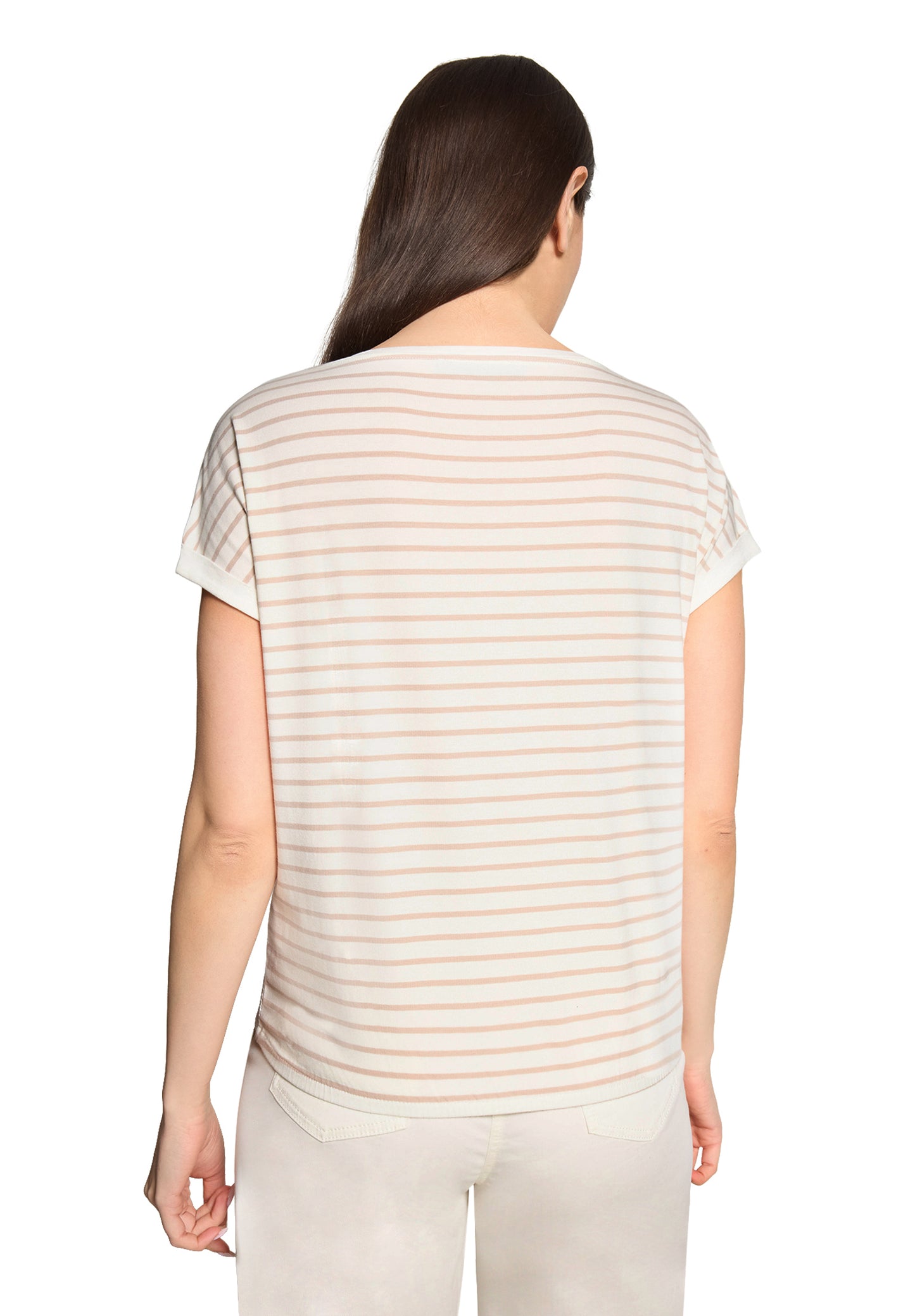 Shirt Kurz 1/2 Arm Patch Cream/Rosé Bild 4