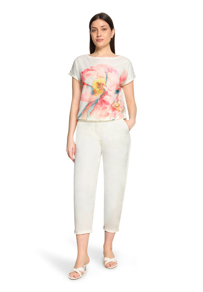 Shirt Kurz 1/2 Arm Patch Cream/Rosé Bild 5