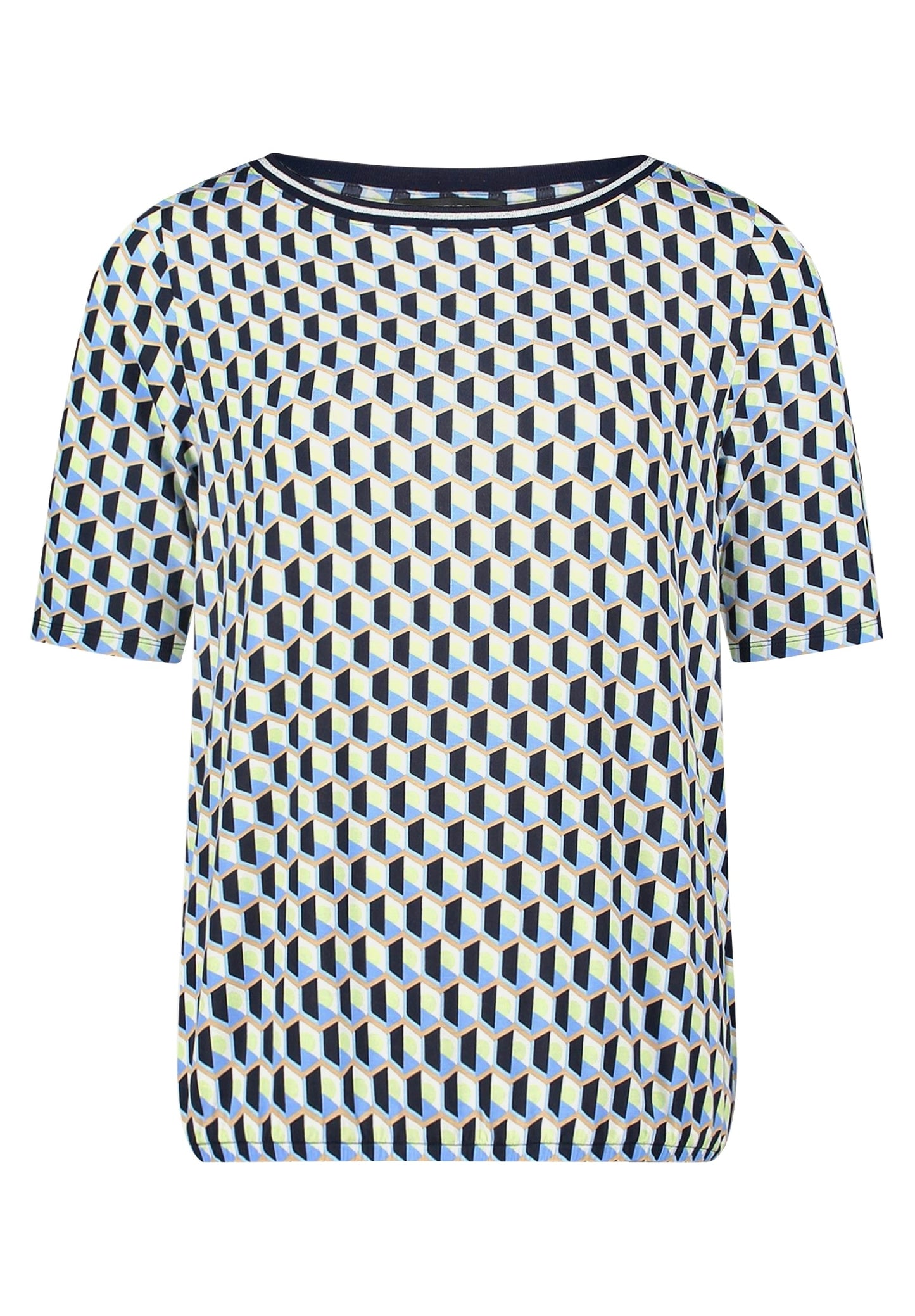 Shirt Kurz 1/2 Arm Blue/Green Bild 1