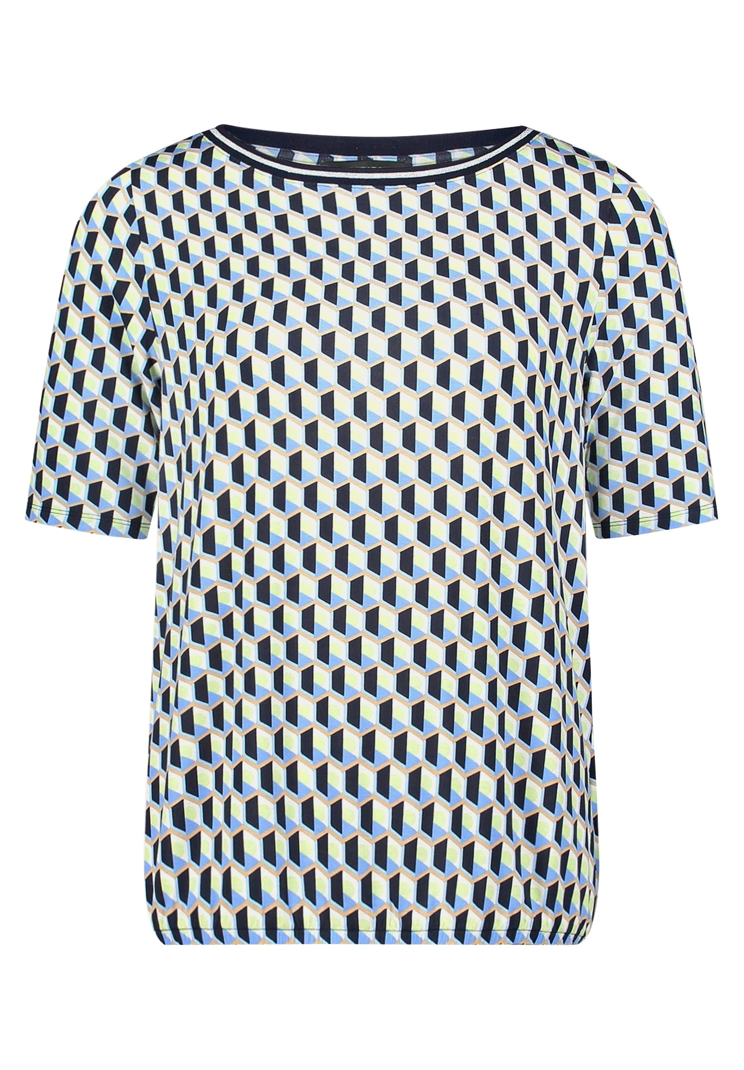 Shirt Kurz 1/2 Arm Blue/Green Bild 1