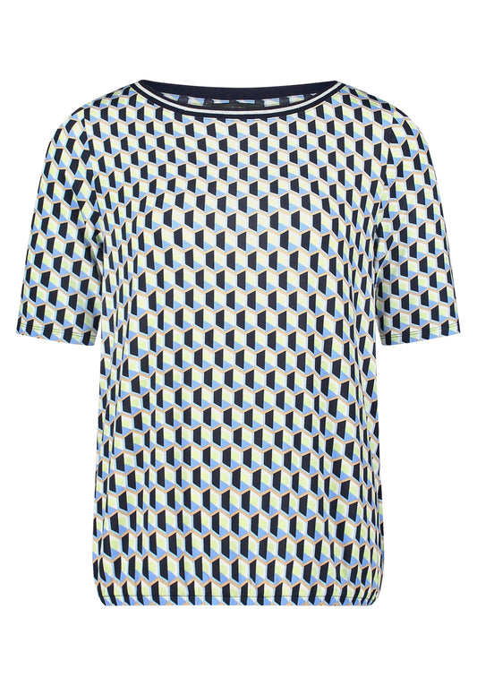 Shirt Kurz 1/2 Arm Blue/Green Bild 1