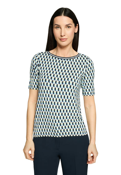 Shirt Kurz 1/2 Arm Blue/Green Bild 3