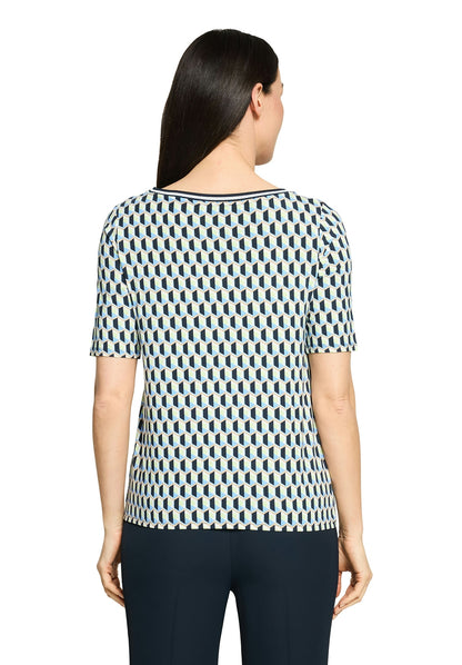 Shirt Kurz 1/2 Arm Blue/Green Bild 4