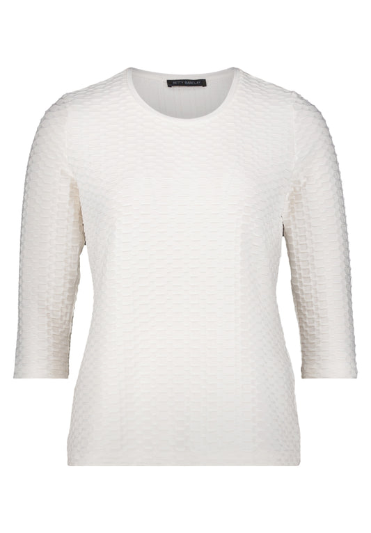 Shirt Kurz 3/4 Arm Offwhite Bild 1