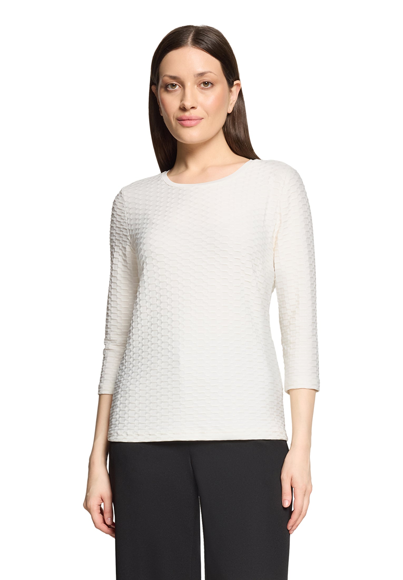 Shirt Kurz 3/4 Arm Offwhite Bild 3