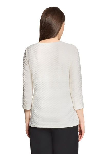 Shirt Kurz 3/4 Arm Offwhite Bild 4