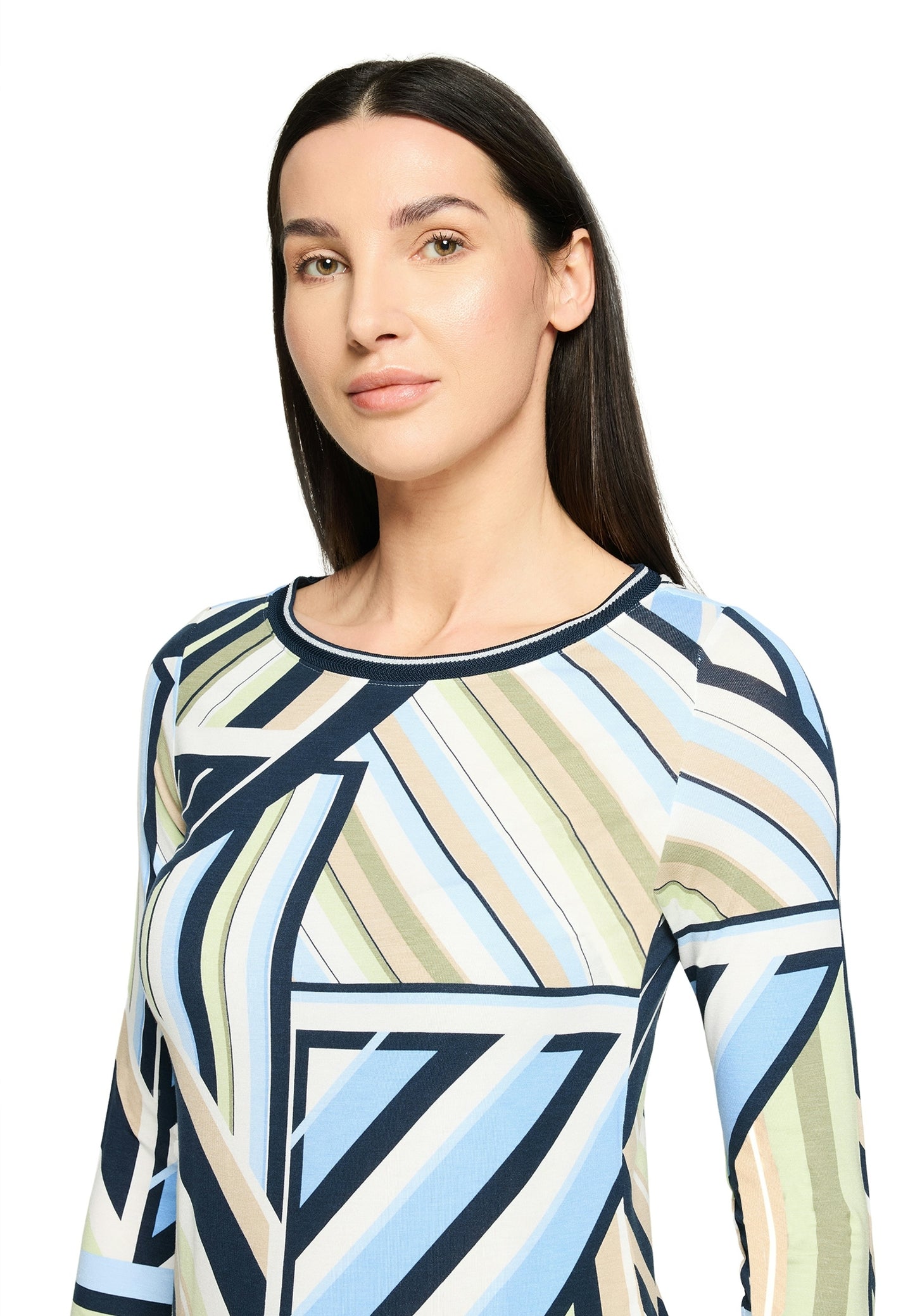 Shirt Kurz 3/4 Arm Blue/Green Bild 6