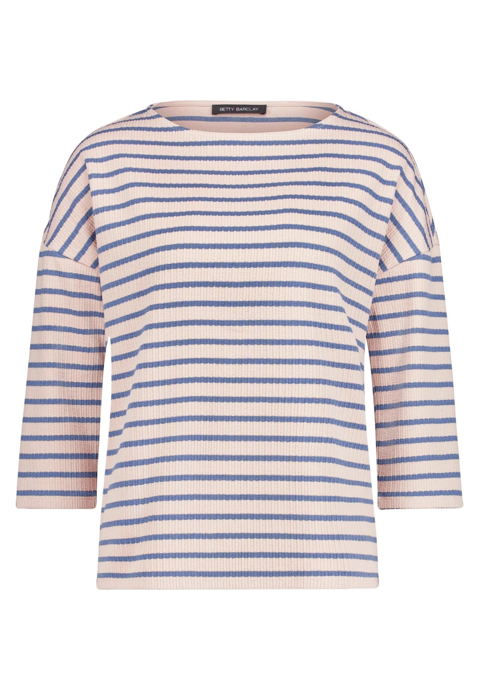 Shirt Kurz 3/4 Arm Nature/Blue Bild 1
