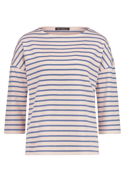 Shirt Kurz 3/4 Arm Nature/Blue Bild 1