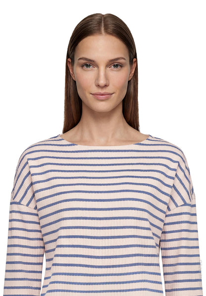 Shirt Kurz 3/4 Arm Nature/Blue Bild 6