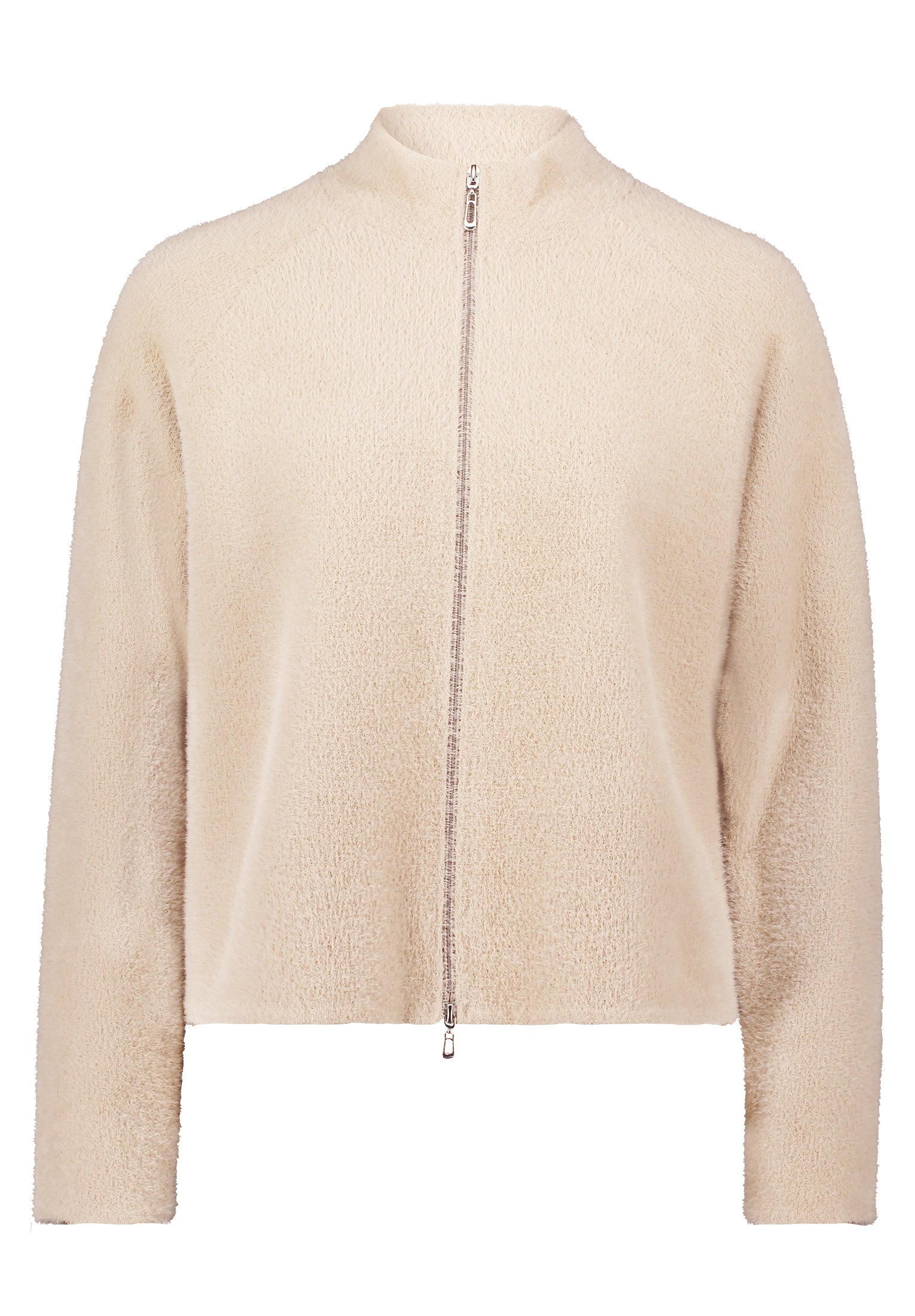 Strickjacke Kurz 1/1 Arm Bright Taupe Bild 1