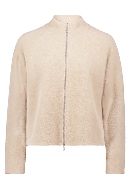 Strickjacke Kurz 1/1 Arm Bright Taupe Bild 1